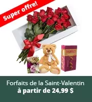 Rabais sur les combos de la Saint-Valentin