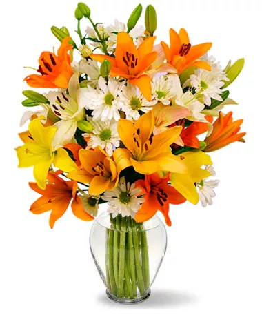 Celestial Lilies Bouquet