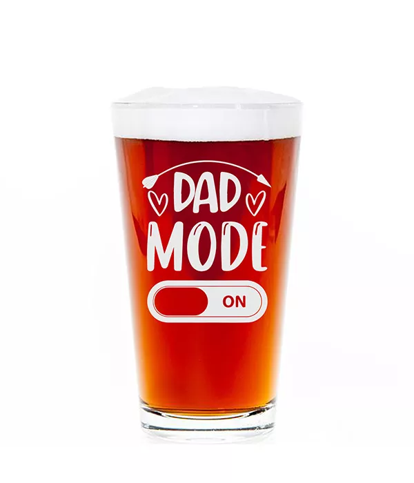 Verre à bière classique 16 oz – Mode Papa activé