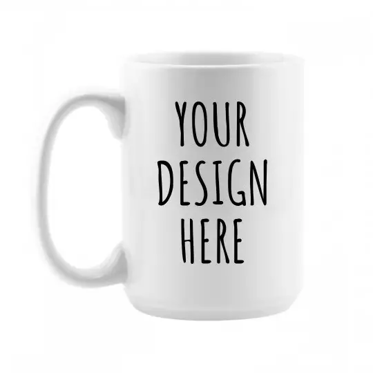 Design Your Own Ceramic Photo Mug 15oz
