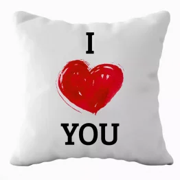 Custom I Love You Cushion 18x18 inch