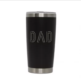 Black Tumbler 20oz DAD