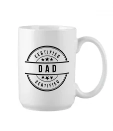 Ceramic Mug 15oz Certified Dad