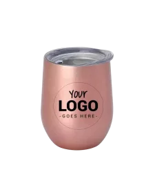 Stemless Wine Glass - Rose Gold