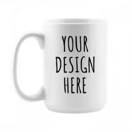 Design Your Own Ceramic Photo Mug 15oz
