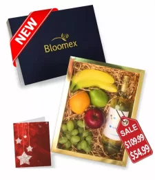 Boîte-cadeau Fruits et Vin Blanc