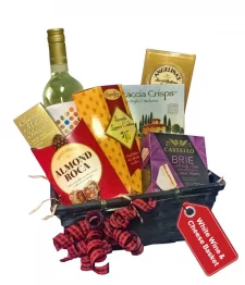 Panier Vins Blancs & Fromages