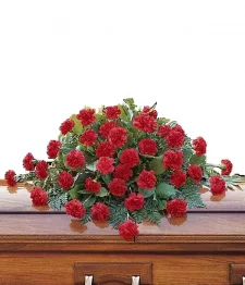 Warm Regards Casket Spray