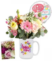 Mother's Day Mug & Flowers II Designer Collection