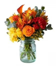 Fall Feeling in Mason Jar