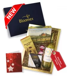 Boîte-cadeau Fromages, Craquelins et Vin Blanc